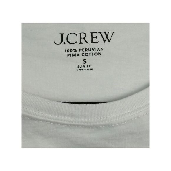 NWT J Crew Prima Cotton T-Shirt Item # 0012-0013 - Picture 6 of 7